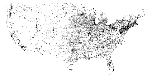 13509 cities in the US