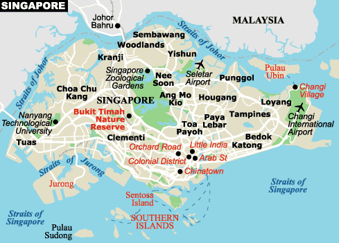 Maps Of Singapore