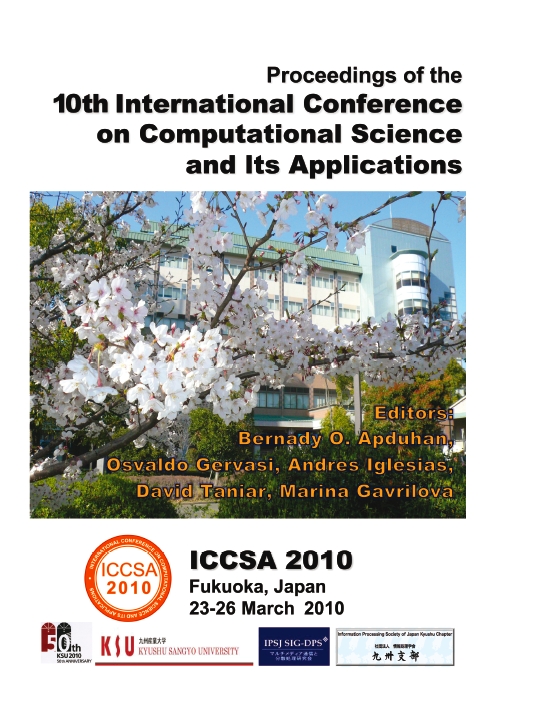 ICCSA 2010 Cover