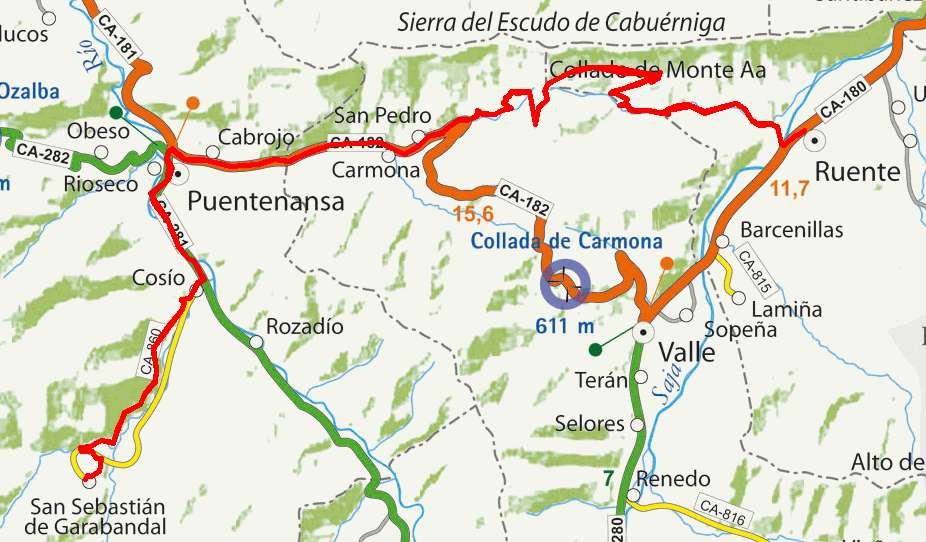 route 27 mapa