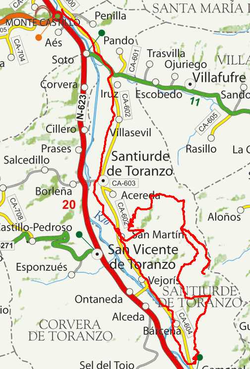 mapa route 3