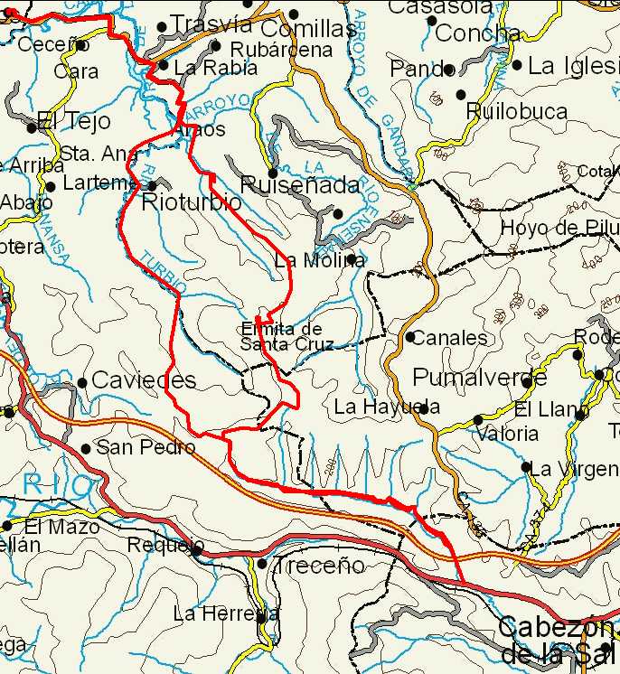 Mapa route 4