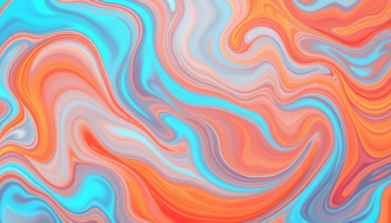 Imagen abstracta y colorida