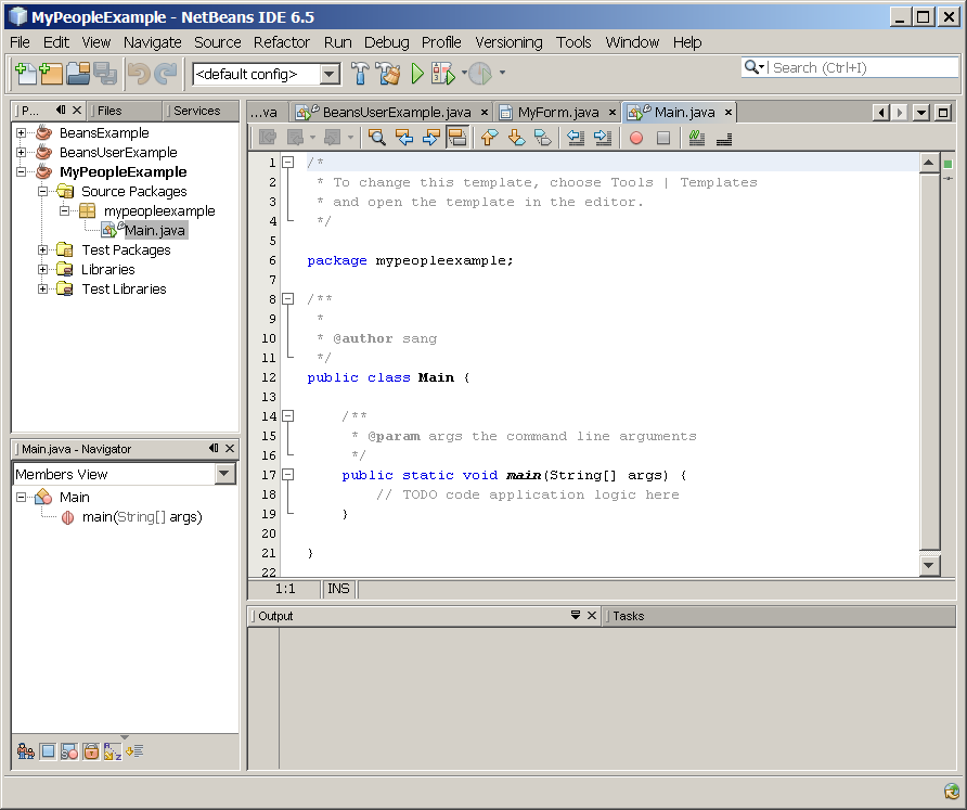 constructores en java netbeans