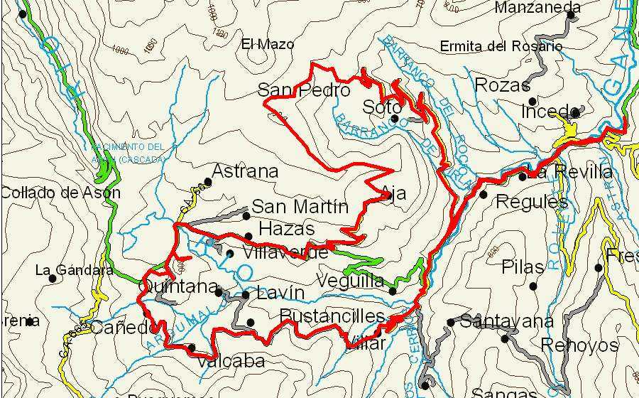mapa ruta 23