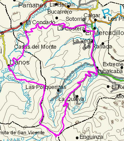 mapa ruta 28