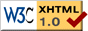 XHTML 1.0 compliant